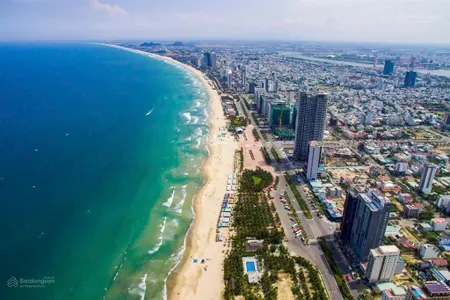 Bán cặp đất vàng 205m2 mặt tiền hoàng sa đối diện bãi tắm mân thái, view trực diện biển chỉ 85 tỷ