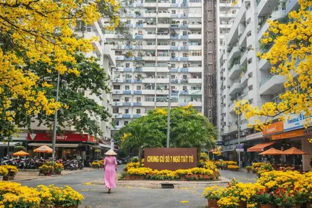 Bán chung cư ngô tất tố, dt 68m2 2pn 1wc tầng trung