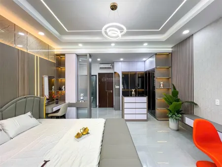 Bán nhà 1 trệt 2 lầu nội thất cao cấp, hiện đại trục thông đường d13 khu hồng loan