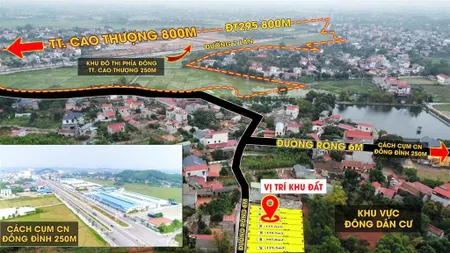 Chính chủ bán lô đất 110m2 tại trung tâm thị trấn cao thượng, giá chỉ 740tr 0966 780 ***
