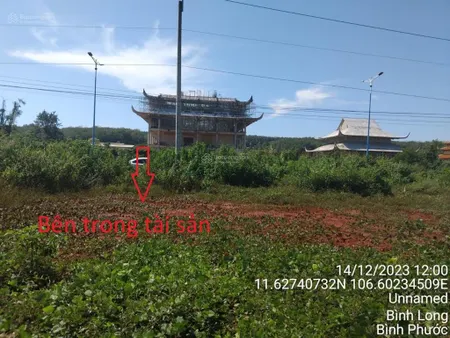 Thửa 76 với tổng diện tích 120.1m2, thổ cư 100%, gần chùa lớn, hồ nước, cảnh đẹp