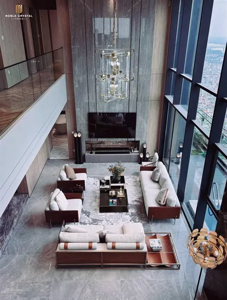 (vvip)noble crystal tây hồ sky duplex mainson sân vườn căn góc view sông hồng vượng tài lộc