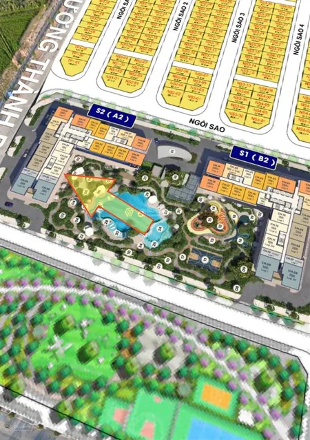 Bán 1n+ masteri grand avenue tầng chung đông nam chênh nết 100tr