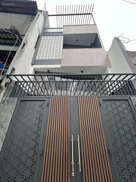 Nhà hxh 6m 1 sẹc độc lập tân sơn nhì, tân phú. dt 64m2 (4x16m) 4 tầng 4pn. nhỉnh 9 tỷ