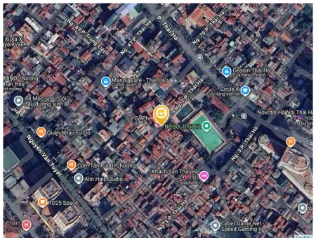 Bán đất 207m² full thổ cư ngang 9m giá 57 tỷ tại Đường Thái Hà Phường Đống Đa