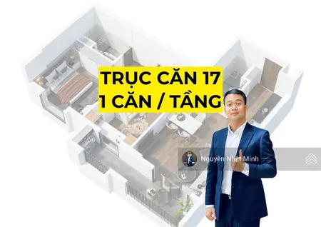 Chính chủ bán căn 1817, mã căn ban công rộng, đẹp nhất trên layout, duy nhất 1 căn/tầng