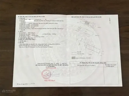 Bán nhà mt 8m đường số 1, p.13, q.6 giá 19.7 tỷ