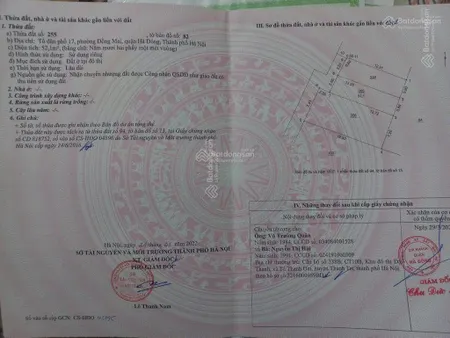 Bán đất ô tô lùi cửa tổ 29 phường yên nghĩa, hà nội 52m giá 3,5 tỷ