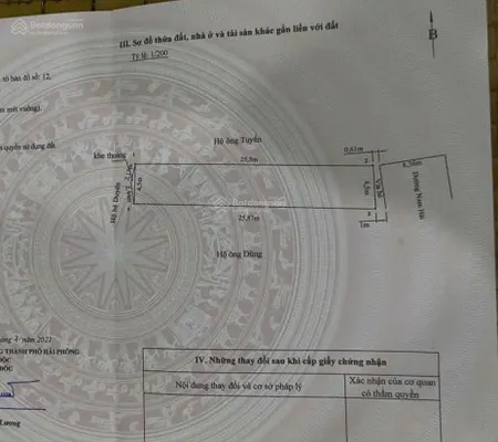 Bán đất mặt đường nam hải hải an diện tích 115m2, ngang 4,5m, hướng đông. 0704 197 ***