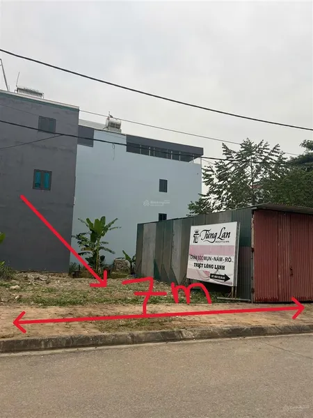 Chính chủ bán lô đất 150m2 mặt tiền 7m tại phú cát, hoà lạc, hà nội