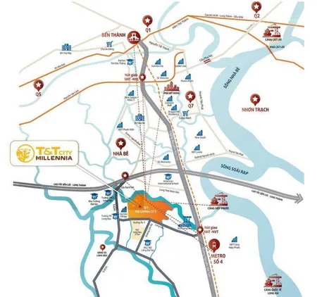 Liền kề|4,86 tỷ| 90m2 t&t city millennia siêu đô thị duy nhất tp. hcm