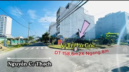 Bán lô góc 2 mặt tiền nguyễn cơ thạch & sơn thuỷ đông 3 ngang 8m vị trí đẹp giá cực tốt gần biển