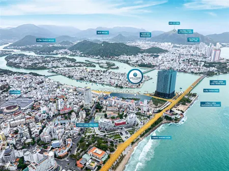 Sở hữu tọa độ "vàng" tại nha trang căn hộ kề sông, cận biển chỉ từ 3 tỷ