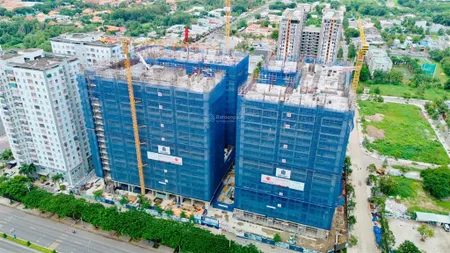 Bán căn 1pn + diện tích 49m2, căn hộ maison grand phú mỹ, giá cđt, thanh toán 50% nhận nhà