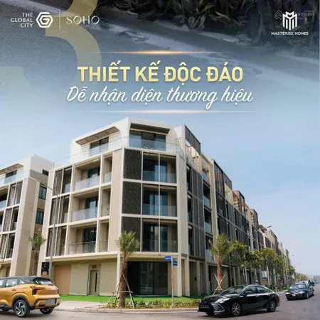 Nhà phố the global city vip góc 2 mặt tiền đường 20m, dt 8x19m 72 tỷ có thang máy. 0916 592 ***