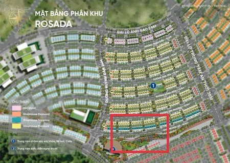 Hàng đẹp giá tốt, căn rosada có sổ đỏ