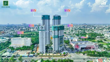 Chính chủ cần bán nhanh căn 2pn green skyline 3tỷ500 full mặt tiền 2 đường lớn gs1 & quốc lộ 1k