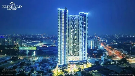 Emerald golf view ql13 hàng cdt đã hoàn thiện 10% nhận nhà ở ngay góp 18 tháng 0% lãi