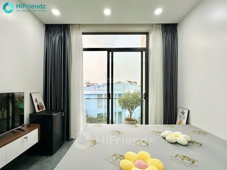 Studio ban công lớn,bếp xa,38m2,ngay phạm văn hai,full nội thất