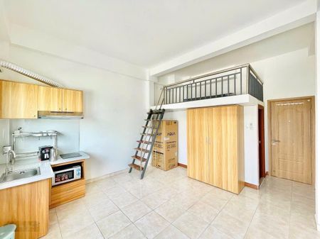 Cho thuê căn duplex bancol mới toanh đầy đủ tiện ích ngay trục đường lớn chu văn an