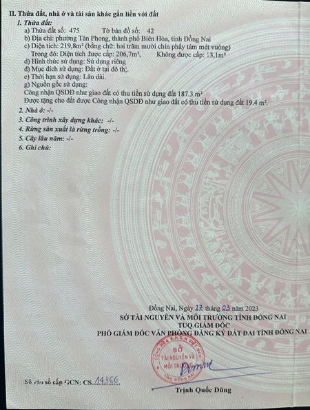 Cho thuê nhà tại số 83/2/2, Khu phố 2, Phường Tân Triều, tỉnh Đồng Nai.