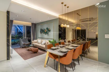 Cho thuê habitat tầng đẹp, 70m², 2pn2wc. miễn phí phí quản lý 1 năm. giá thuê 9 triệu/tháng