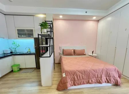 Studio xinh nội thất y như trong hình giá thuê 12tr/tháng free 2 suất hồ bơi xem nhà thực tế loan