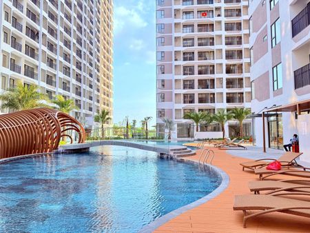 Hot! Chỉ 5tr/tháng đã thuê được căn 1PN+1, NTCB, nhà mới, view hồ bơi tại Chung cư MT Eastmark