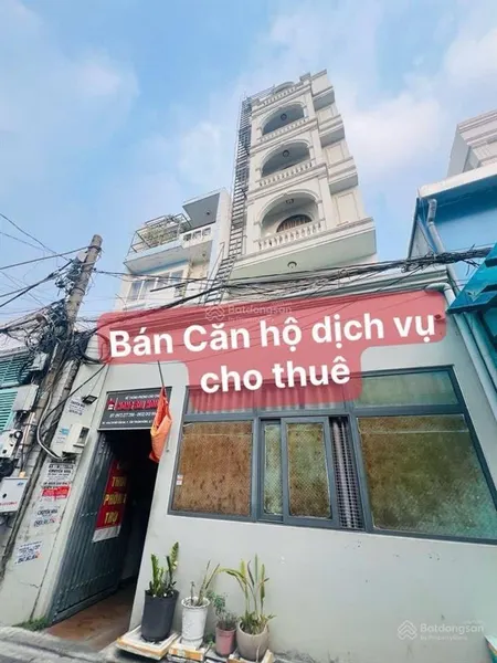 Bán căn hộ dịch vụ 95tr/tháng 6 tầng5,65x23,5m hầm để xequận 7đường bùi văn bagiá 26 tỷ