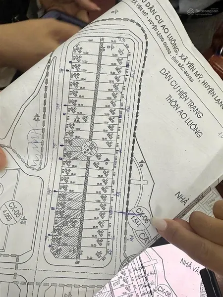 Bán đất tại kdc ao luông, 1,65 tỷ, 108m2, mặt tiền 6m cực chất