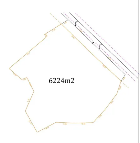 Chuyển nhượng lô đất 6200m2, 70m mặt tiền đường nhựa lớn, thuộc khu dân cư đông
