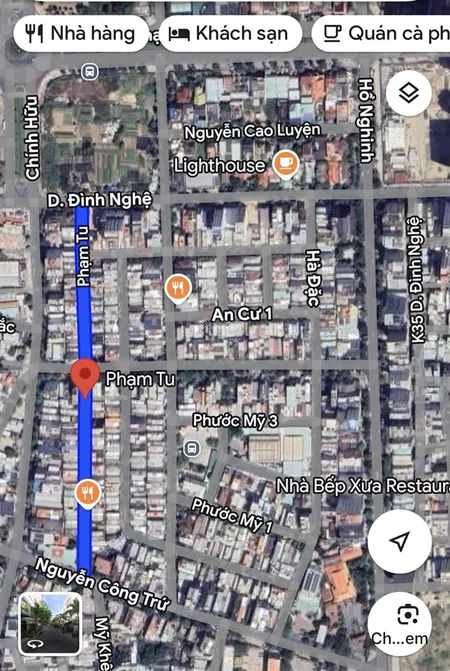 Bán lô đất mt phạm tu khu du lịch phố hàn quốc, phạm văn đồng