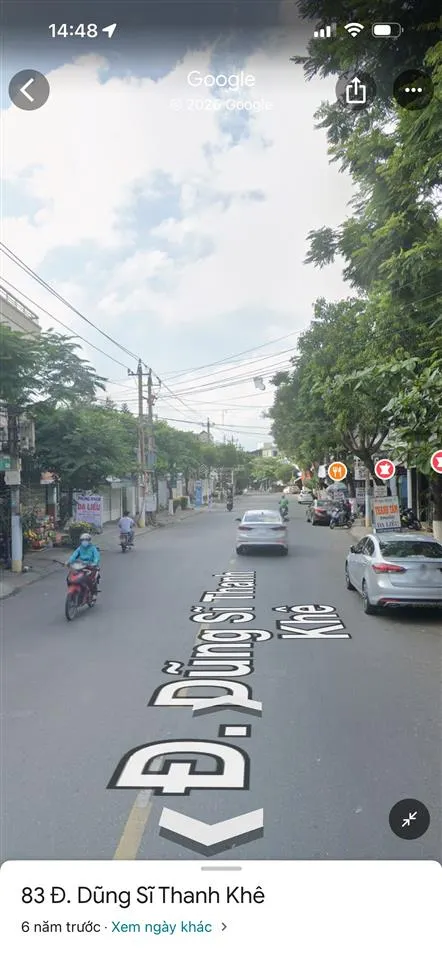 Bán đất tặng nhà đường dũng sĩ thanh khê gần ngay trường cđ thương mại