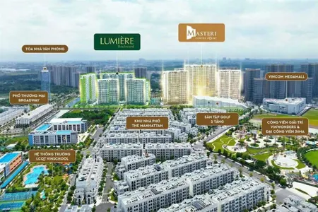 2pn góc 74m2 rẻ nhất giá 4.450 tỷ view hồ bơi all in 100% lumiere boulevard quận 9