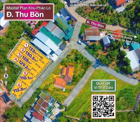 Chỉ 1 tỷ 8xx để sở hữu mặt tiền kiệt 3 thu bồn (thủy xuân) gần kqh bàu vá