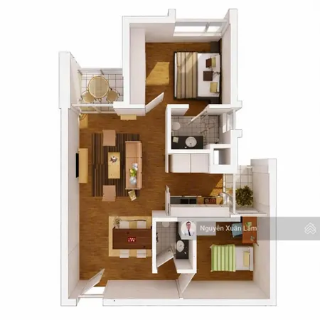Cần bán căn 71m2 full đồ view đẹp nhìn vườn tùng giá rẻ 4 tỷ bao phí rừng cọ ecopark