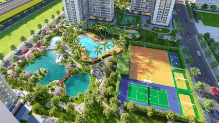 Bán căn 2pn+1 origami, kí trực tiếp chủ đầu tư giá 3.75 tỷ (all in). tòa s6 hồ cá koi, trung tâm