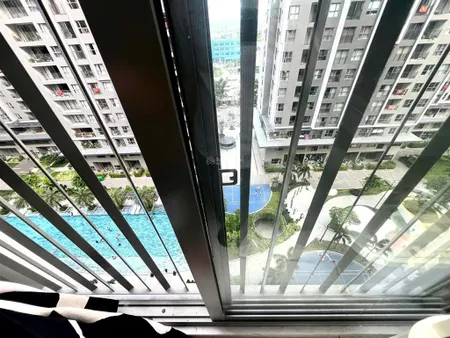 Sổ hồng! bán căn 2pn, 2wc 59m2 view hồ bơi tháp vip d, lầu trung, có gói nội thất westgate an gia