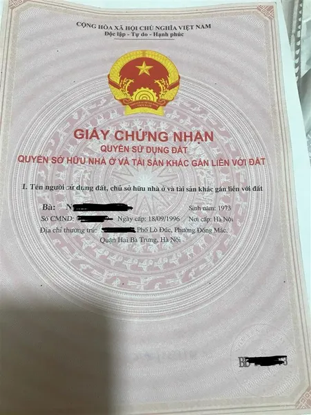 Em cần bán mảnh đất 30m2 sổ đỏ riêng toạ lạc tại đầu phố trương định, hiện trạng đất trống