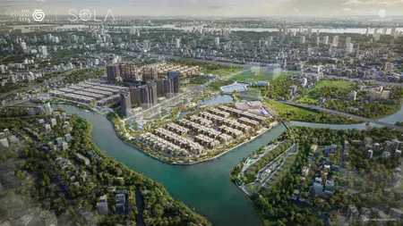 Biệt thự sola the global city ven sông, compound, sở hữu lâu dài