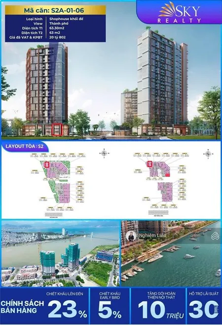 Shop khối đế symphony mặt tiền đắc địa trần hưng đạo giá 17.7 tỷ. tiềm năng sinh lời 25 tỷ.lâu dài
