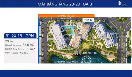 Độc quyền căn góc 2pn+ masteri cosmo central hiếm, tầng cao 85m2, chiết khấu cao lên tới 16.8%