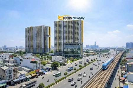 Bcons newsky 65m2 2,99 tỷ thanh toán 149 triệu (5%) nhận nhà tặng vàng 9999 lộc lá