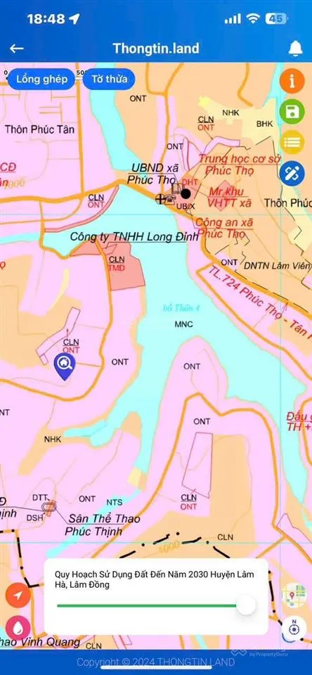 Bán đất hồ phúc thọ, lâm hà, lâm đồng, giá tốt