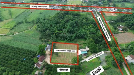 Bán đất nền dự án tại xã đa phúc, hòa bình, giá ưu đãi 2,3 tỷ, diện tích 2.100 m2