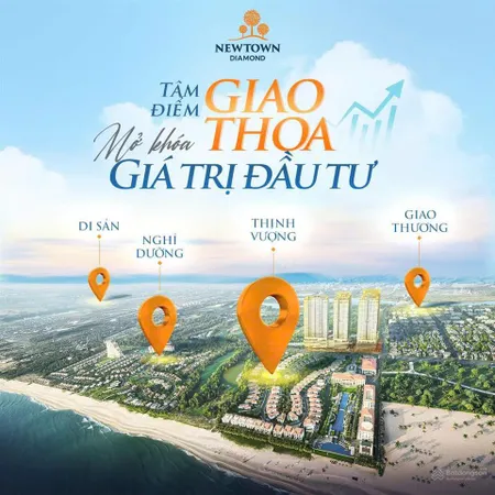 Mở bán biệt thự sân gofl và biển tại đà nẵng newtown legend golf hàng hiếm 500m2