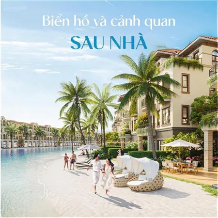 Nhà phố view biển vinhomes cần giờ, diện tích 100m2, giá sốc 13.3 tỷ/căn, mặt tiền đường 21m