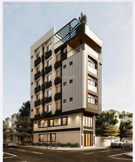 Giá đầu tư. tòa ccmn cạnh đh đông á, cđ fpt lô góc, sát phố. 100m2, 8t, 28p full nt. dt 125tr/th