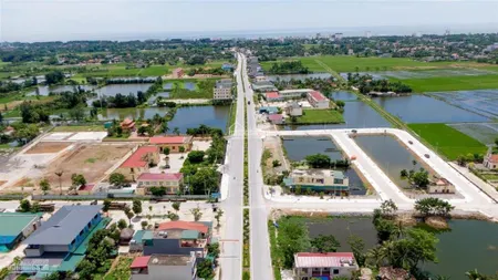 Bán đất hoàng hóa, thanh hóa mặt tiền 8m bao rộng, ngay trục đường đôi đi xuống biển hải tiến
