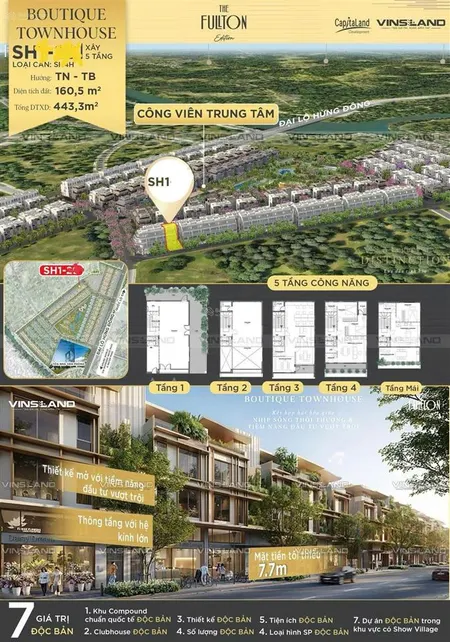 Giá rẻ nhất the fullton giá không chênh quỹ căn liền kề shop vị trí đẹp, vừa ở vừa kinh doanh